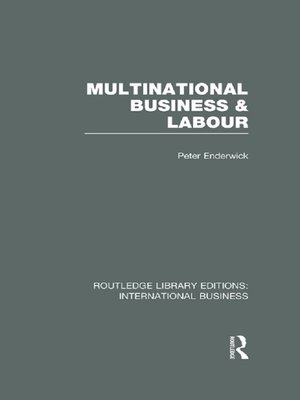 cover image of Multinational Business and Labour (RLE International Business)